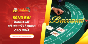 Tìm Hiểu Sòng Bài Baccarat Sở Hữu Tỷ Lệ Cược Cao Nhất 